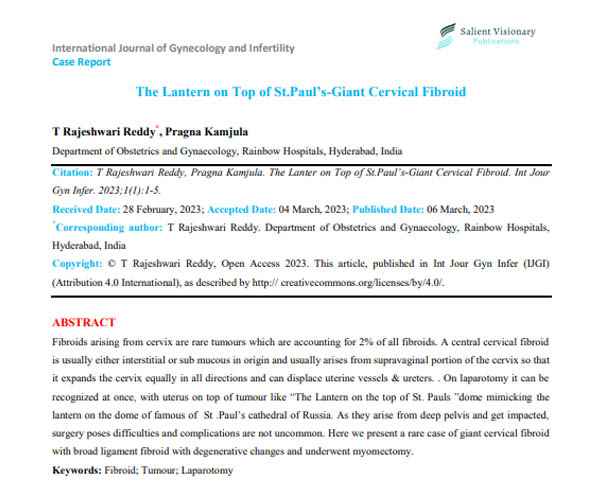 International Journal of Gynecology and Infertility